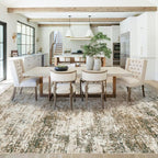 8x10 Area Rugs for Living Room, Washable Modern Abstract Large Area Rug Neutral - Image 4