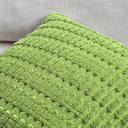 Fancy Homi 4 Packs Boho Lime Green Decorative Throw Pillow Covers 16x16 Inch - Image 4