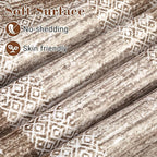 GarveeHome 10x13 Large Washable Geometric Area Rug Non Slip Non Shedding Floor - Image 4