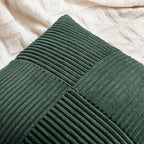 Fancy Homi Set of 2 Dark Green Lumbar Decorative Throw Pillow Covers 14x22 Inch - Image 4