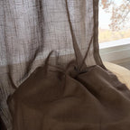 BGment Brown Linen Curtains 63 Inches Long - Image 7