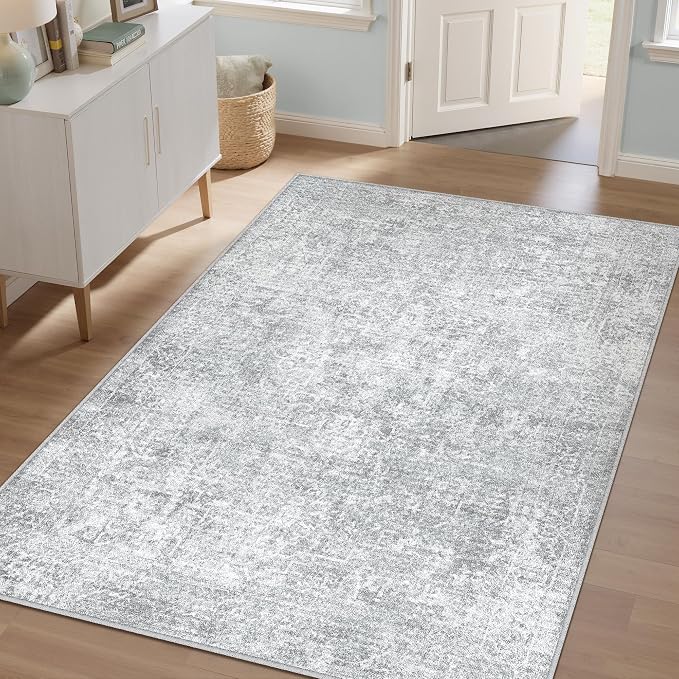 PureCozy 3x5 Area Rug Washable Vintage Entryway Living Room Carpet Indoor - Image 5