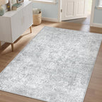 PureCozy 3x5 Area Rug Washable Vintage Entryway Living Room Carpet Indoor - Image 5