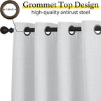 NICETOWN Farmhouse Blackout Small Curtains - Image 3