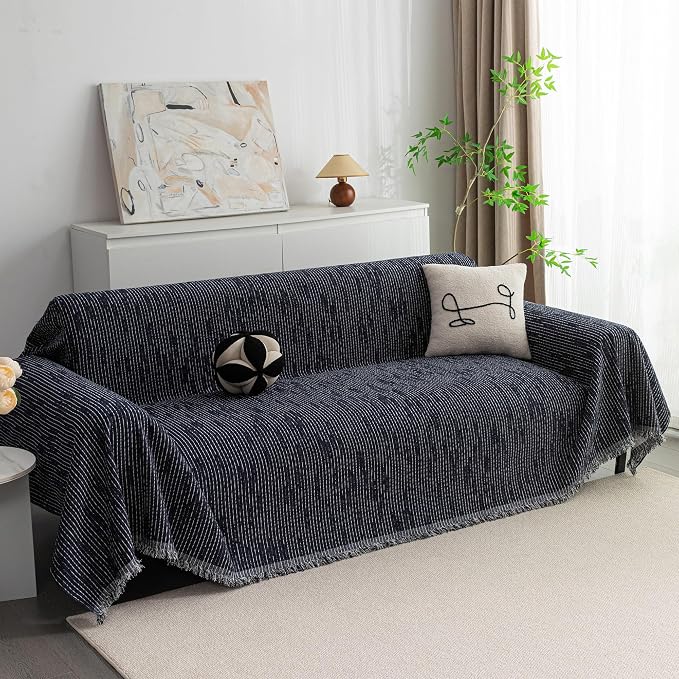 MYSKY HOME Couch Covers for 2 Cushion Couch Sectional Sofa, L Shape Sofa by MYSKYHOME
