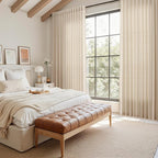 Nanspring Grey Flax Linen Curtains 72 Inches Long - Image 8
