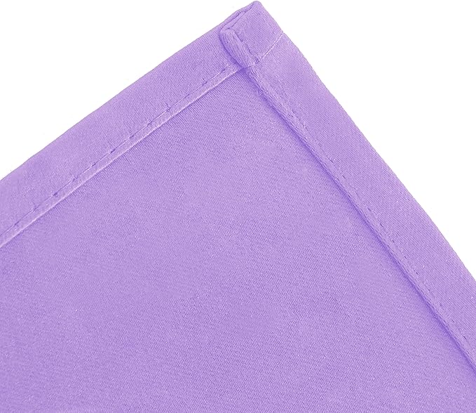LEMOMO Lavender Blackout Curtains 66 x 63 Inch Length/Set of 2 Curtain - Image 8