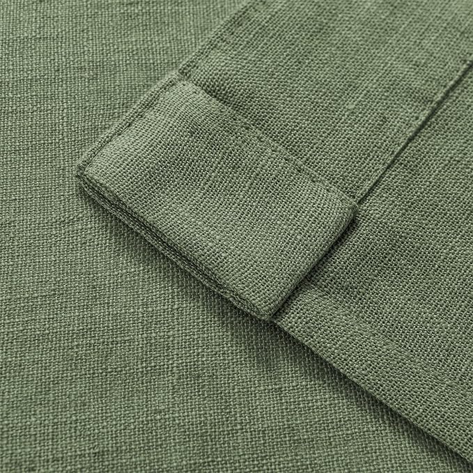Joydeco Linen Curtains 108 Inch Length 2 Panel Sets, Light Filtering Curtains - Image 8