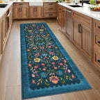 GarveeHome Floral Rug 2.5x10 Runners by GarveeHome
