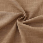 Brown Curtains for Living Room Back Tab Modern Farmhouse Semi Sheer Curtains - Image 6