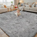 Rugs for Living Room 6x9, Alfombras para Salas Shag Large Plush Soft Area Rug by Junhejiamei