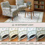 Hazo Haus Oushak Area Rug for Bedroom 5x7 - Image 9