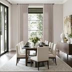Brownish Grey Linen Curtains for Living Room Extra Long 126 Inches Long Back - Image 6