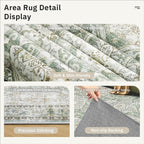6x9 Area Rug for Living Room Washable 6x9 Rug Non-Slip Modern Rugs for Bedroom - Image 6