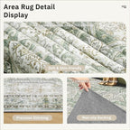 3x5 Rug, Small Area Rug for Kitchen, Machine Washable Non-Slip Throw Rug - Image 6
