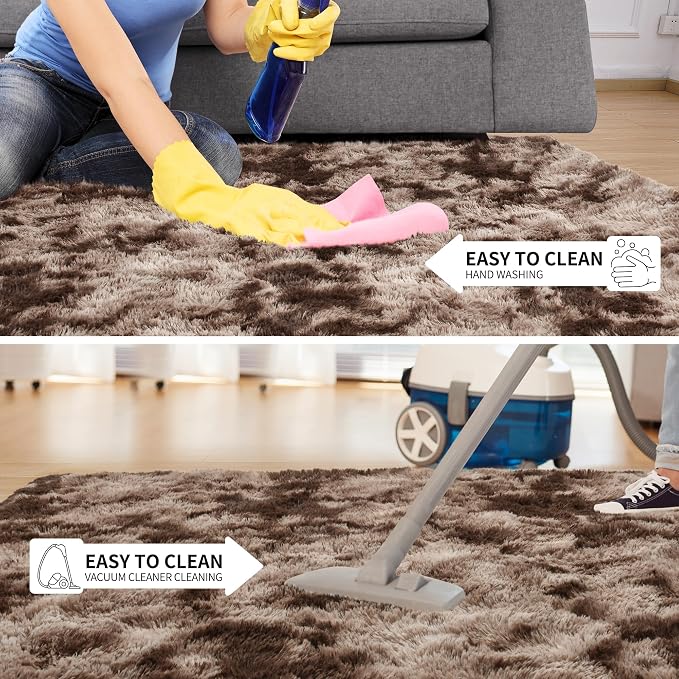 Tepook Area Rugs 9x12 for Living Room, Super Soft Fluffy Rugs for Bedroom - Image 6