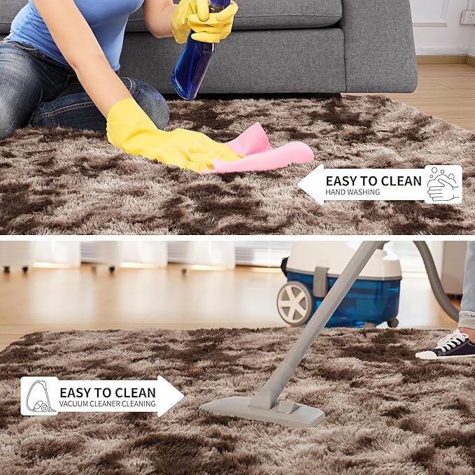 Tepook Fluffy Large Rugs for Living Room, Area Rug 6x9 Soft Carpet for Bedroom - Image 6
