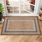 GarveeHome Modern Geometric Area Rug 2x3 Distressed Bordered Washable Non Slip by GarveeHome
