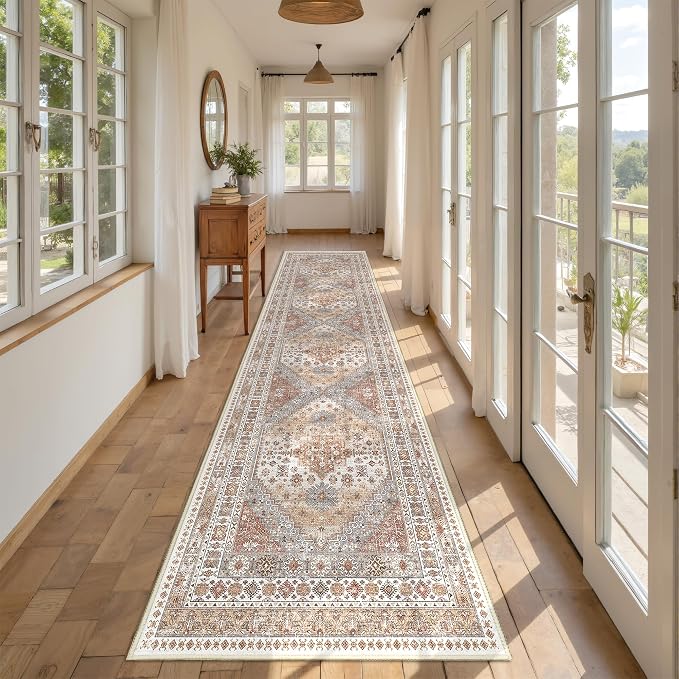 Runner Rug 2x10, Ultra-Thin Kitchen Rugs Non Slip Washable Rugs - Image 3