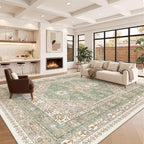 zesthome 10x14 Area Rugs, Stain Resistant Washable Rug, Ultra-Thin Rugs - Image 4