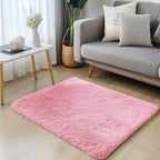 OLANLY 2x3 Machine Washable Small Bedside Rug, Soft Fluffy Shaggy Entryway - Image 5