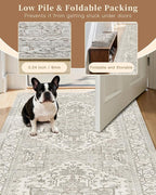 Madane 3x12 Hallway Runner Rug, Non Slip Washable 12ft Runner - Image 6
