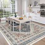zesthome 9x12 Area Rugs, Stain Resistant Washable Rug, Ultra-Thin Rugs - Image 8