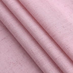 Rose Linen 96 Inch Long Curtains Panels 2 Panel Set - Image 5
