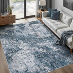Area Rugs 6x9 for Living Room: Washable Rug Modern Abstract Neutral Soft by pmtsns