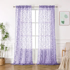 OWENIE Furman Extra Long Sheer Curtains 96 inches Long by OWENIE