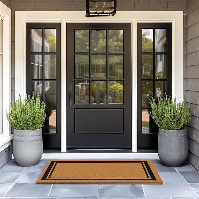 Barnyard Designs Natural Coco Coir Heavy Duty Backing Doormat - Image 4
