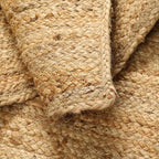 Hausattire Hand Woven Jute Braided Rug, Reversible Boho Entry Area Rugs - Image 3