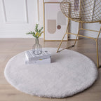 Ashler HOME DECO Ultra Soft Faux Rabbit Fur Chair Couch Cover Area Rug - Image 2