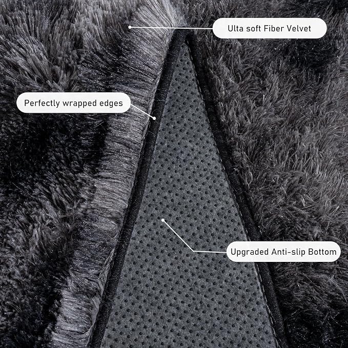 Rugs for Living Room 10x14, Soft Shaggy Modern Shag Area Rug for Bedroom - Image 5