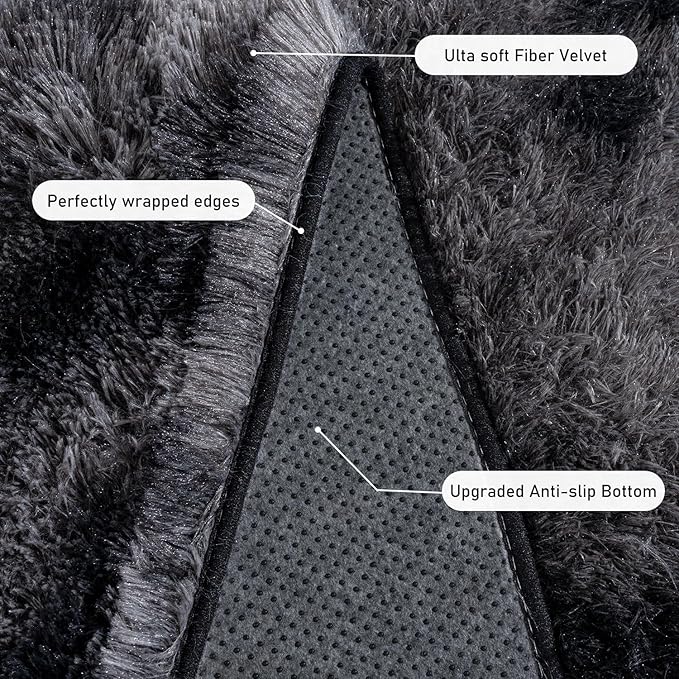 8x10 Area Rugs for Living Room, Ultra Soft Large Shag Bedroom Rug Upgrade - Image 5