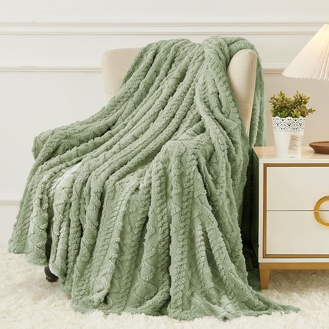 Aganear Flannel Throw Blanket by Aganear