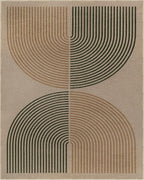 Lahome Enfys Modern Rainbow Easy Jute Rug, 8x10 Living Room Rug Indoor Outdoor - Image 7