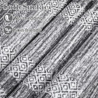 GarveeHome Modern Geometric Area Rug 4x6 Distressed Bordered Washable Non Slip - Image 4