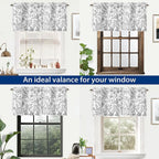 DriftAway Julia Lined Valance Double Layer Thermal Insulated Room Darkening - Image 6