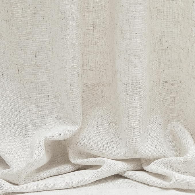 MYSKY HOME 90 Inches Long Linen Curtains - Image 8