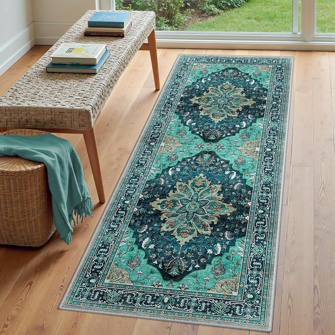 Area Rugs 3'x7' Runner Rug Non Slip Washable - Image 2