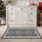 Entryway 2x4 Washable Area Rug: Oriental Stain Resistant Kitchen Runner Rugs - Image 3