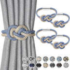 NICEEC 4 Pack Mini Magnetic Curtain Tiebacks Nordic Simple Style Drape Tie by NICEEC