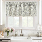 DriftAway Julia Lined Valance Double Layer Thermal Insulated Room Darkening - Image 5