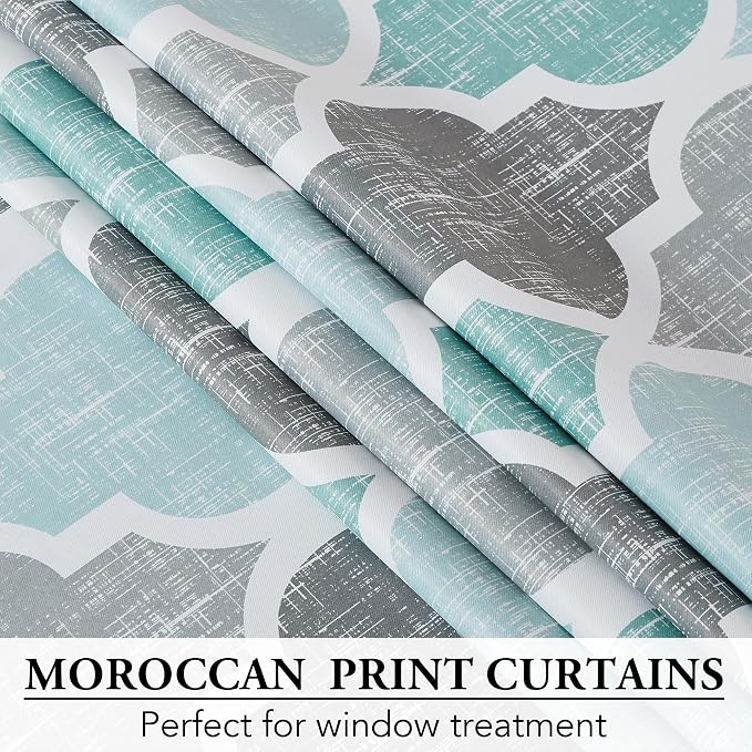 Beauoop 100% Blackout Curtains 63 Inches Long 2 Panels - Image 4