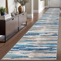 Lansny Modern Abstract Runner Rug 2.6x16 by lansny