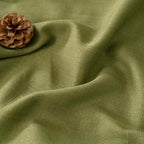 LAMIT Moss Green Linen Curtains - Image 3