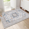 OPPODREAM Soft Throw Rugs 2x3, Small Neutral Washable Entryway Rugs 2 x 3 by OPPODREAM