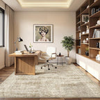 6x9 Rug for Living Room, Soft Low Pile Indoor Washable Rugs for Bedroom - Image 4