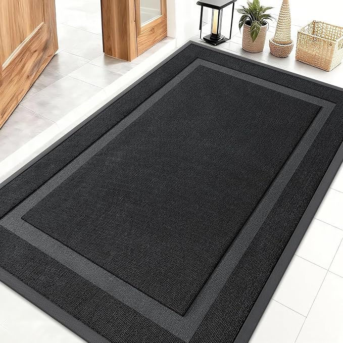 OLANLY Front Door Mat Indoor Outdoor Entrance, Waterproof All-Season, by OLANLY